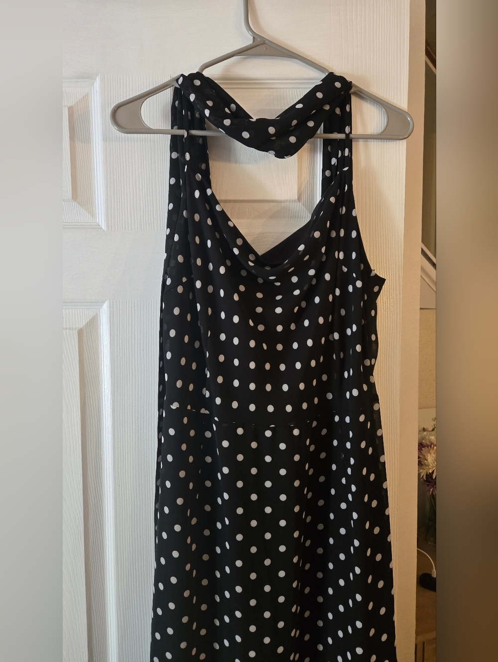 Petal & Pup Francesca Dot Midi Dress & Scarf - Picture 4 of 8